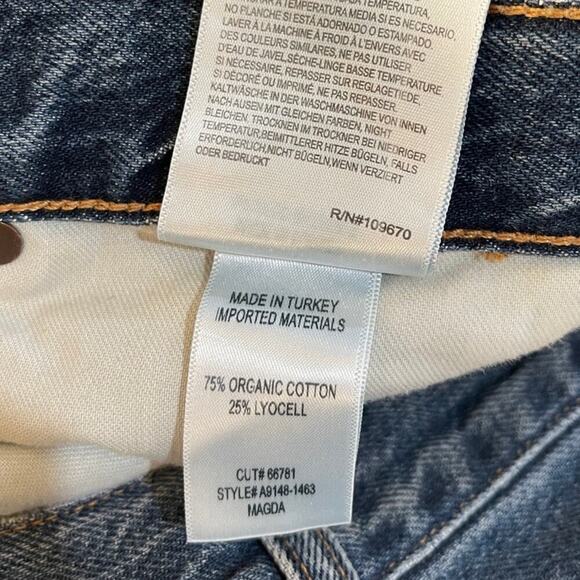 AGOLDE Magda Carpenter Jeans in Darkness Size 32 - Picture 8 of 8